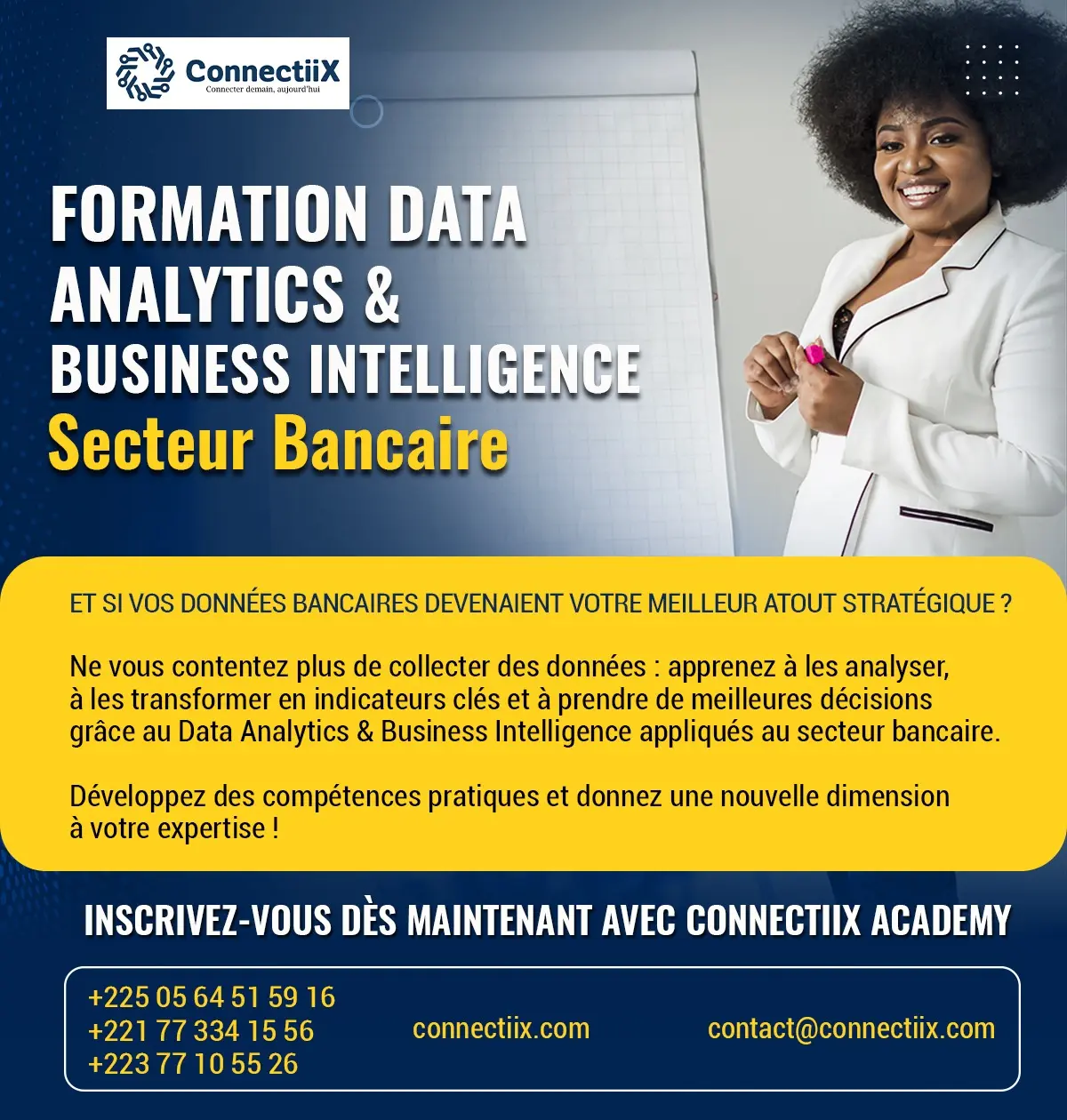 Formation Data Analytics & Business Intelligence pour le secteur bancaire